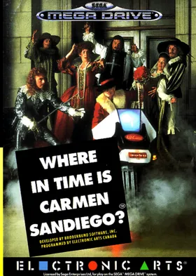 Where in Time Is Carmen Sandiego (Brazil) (Es,Pt) box cover front